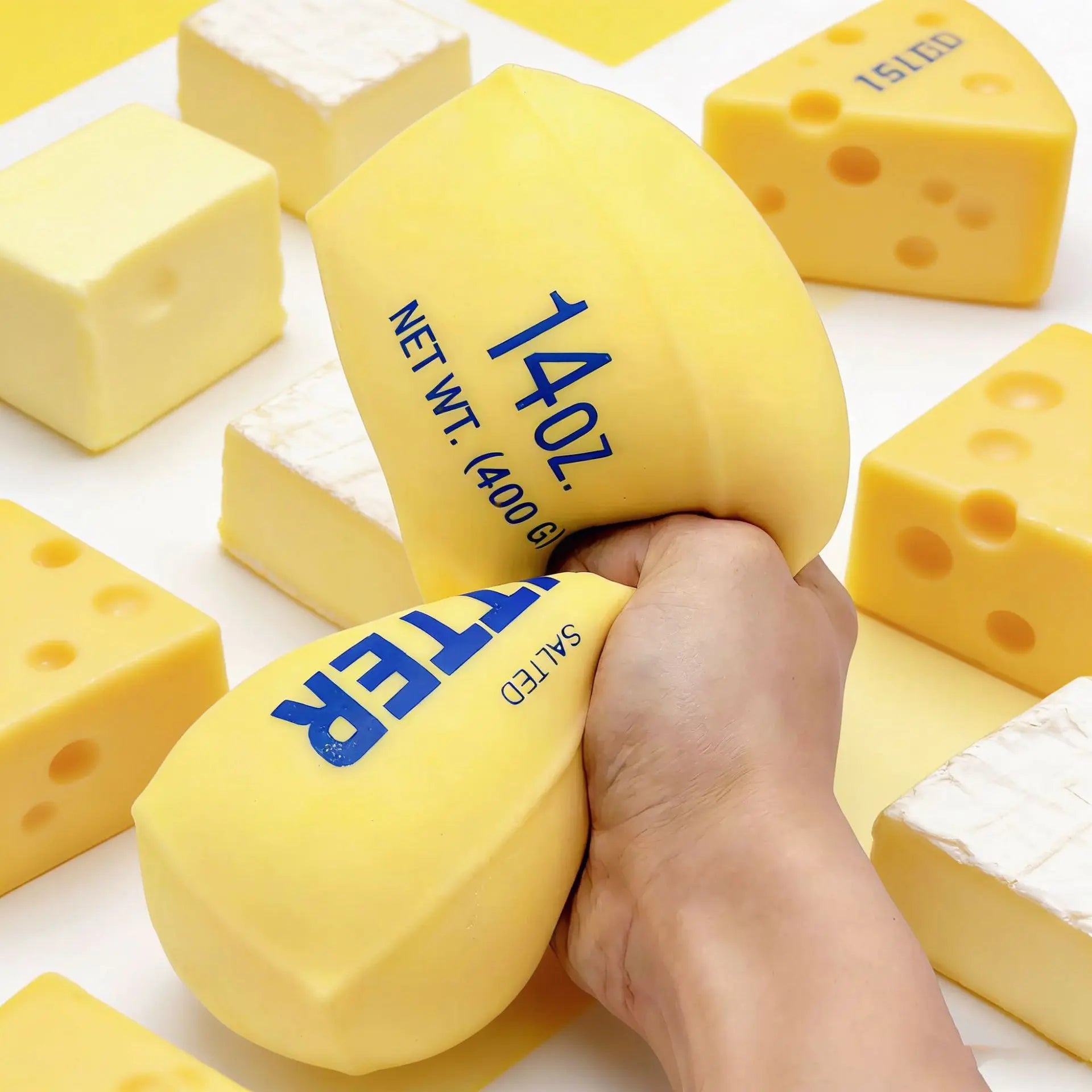 New Ultra-Soft, Slow-Rebound Butter Stick Stress-Relieving Squeeze Toy – a Stress-Relieving Toy That Mimics Real Food Models, Unique and Fun.
