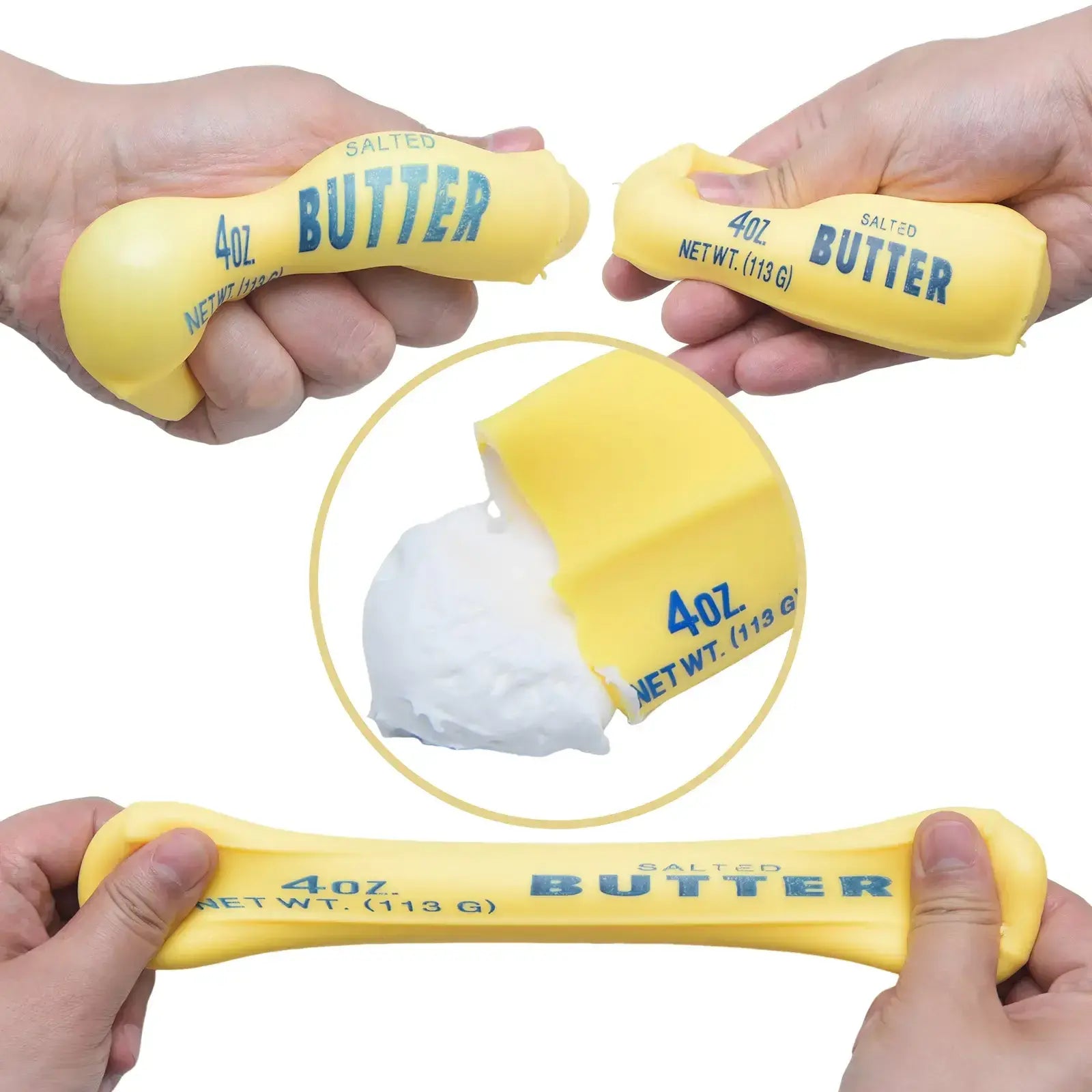 New Ultra-Soft, Slow-Rebound Butter Stick Stress-Relieving Squeeze Toy – a Stress-Relieving Toy That Mimics Real Food Models, Unique and Fun.