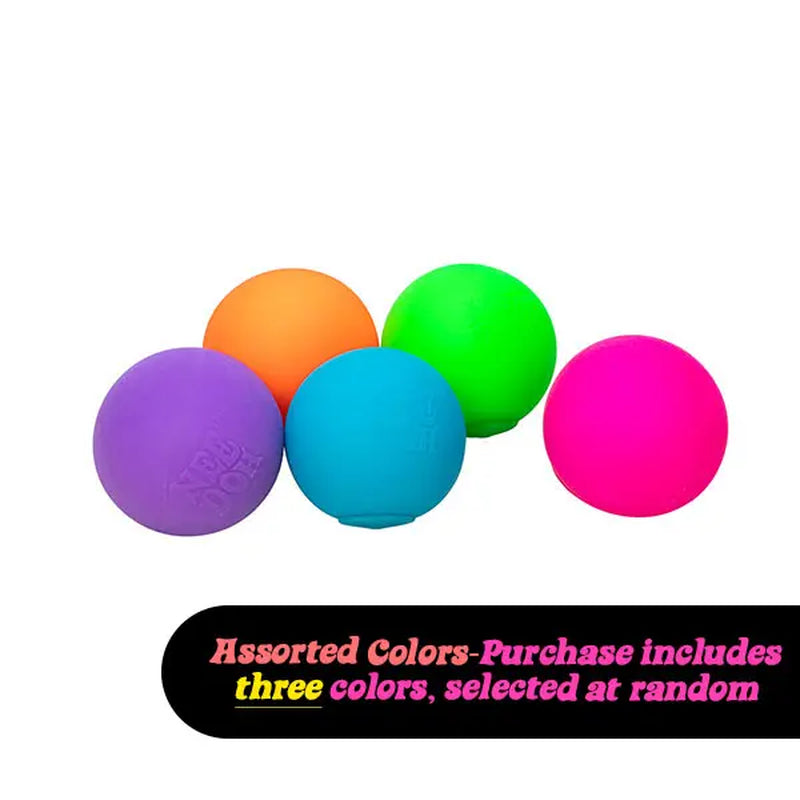 Needoh Tennie Needoh - Sensory Squishy Fidget Toy - 3 Mini Groovy Globs in Assorted Colors