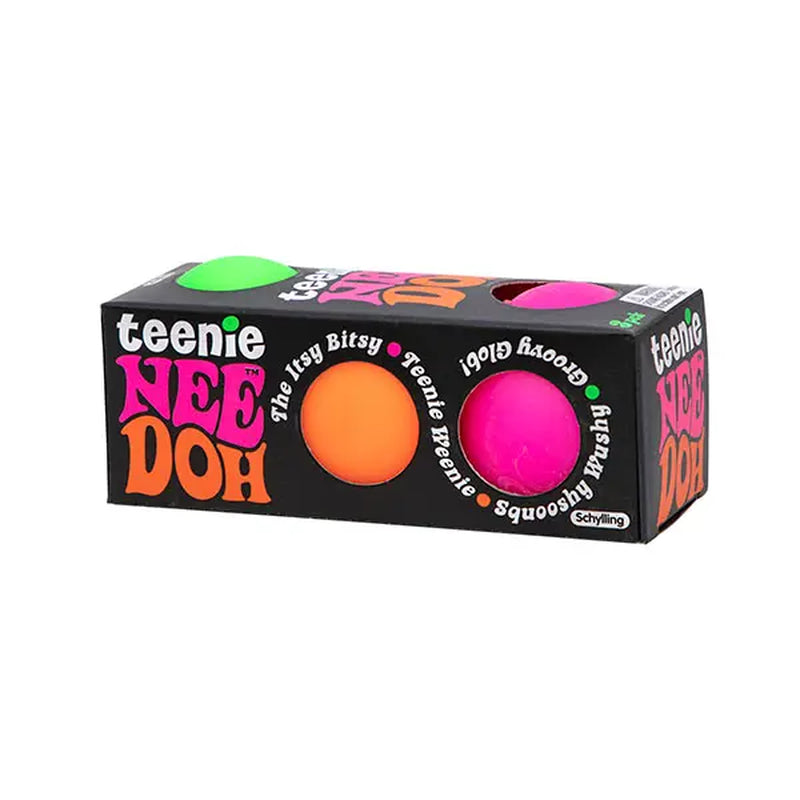 Needoh Tennie Needoh - Sensory Squishy Fidget Toy - 3 Mini Groovy Globs in Assorted Colors