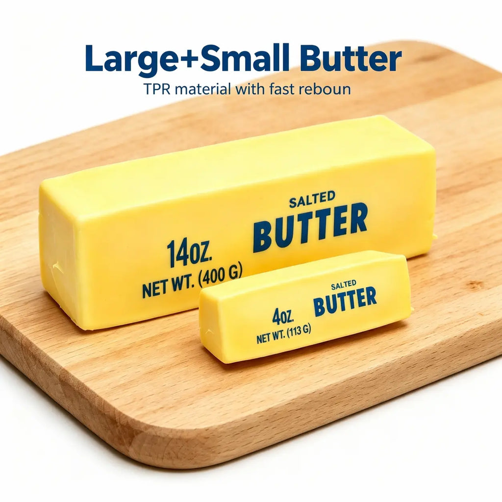 New Ultra-Soft, Slow-Rebound Butter Stick Stress-Relieving Squeeze Toy – a Stress-Relieving Toy That Mimics Real Food Models, Unique and Fun.